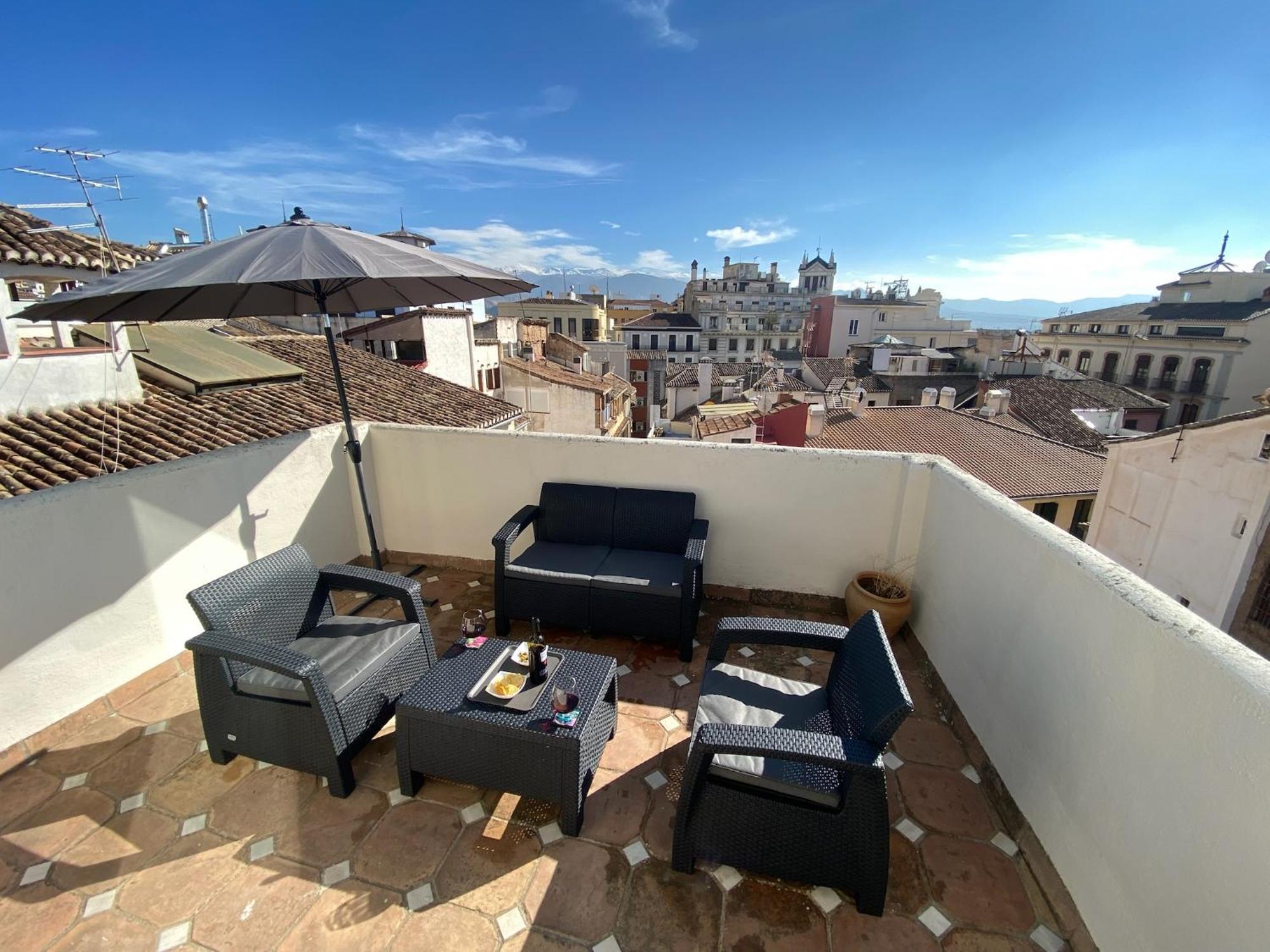 Appartement Atico Con Vistas En Granada Centro Extérieur photo